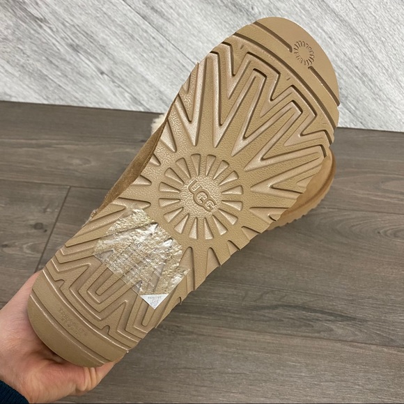 UGG | Mini Bailey Corduroy Bow In Chestnut NEW 7 - Picture 10 of 11